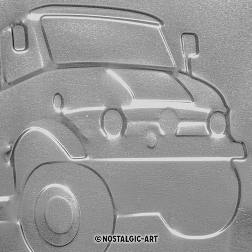 Blechschild Mercedes Unimog rot 4